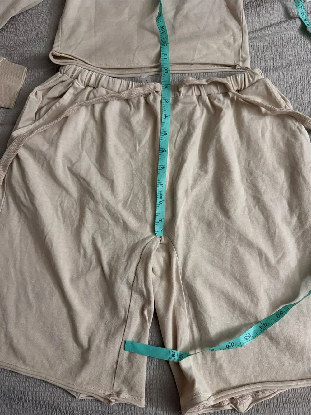 FREE PEOPLE HOT SHOT EASY SET IN LIGHT CREAM* BNWOT